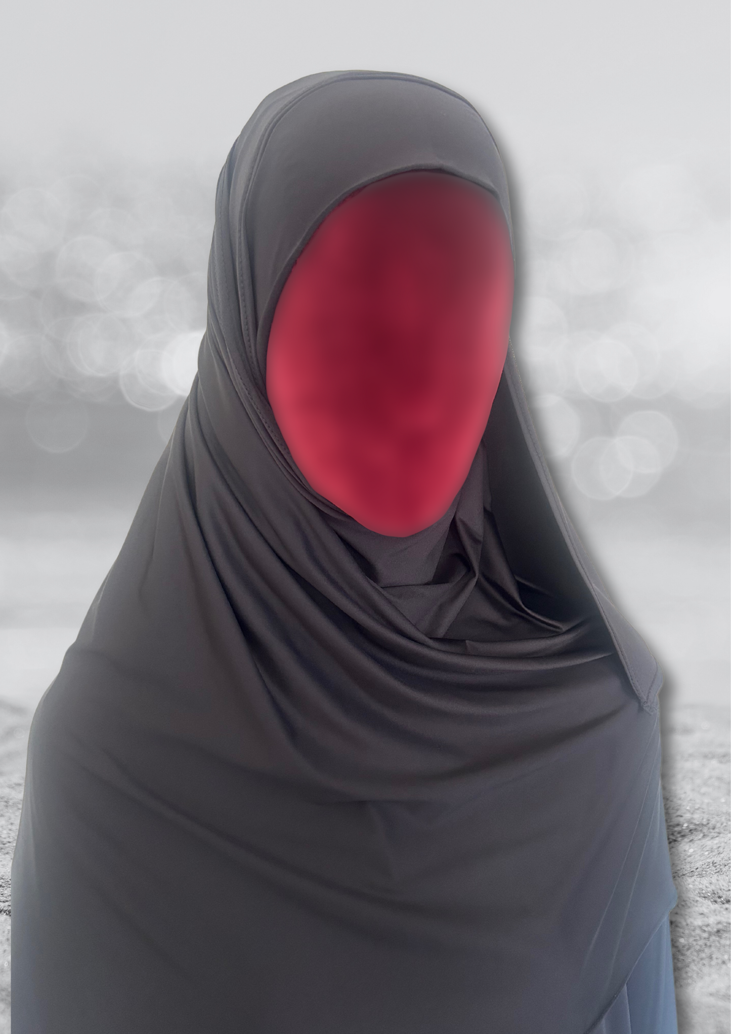 Classic Rectangular Sports Hijab & Cap Set