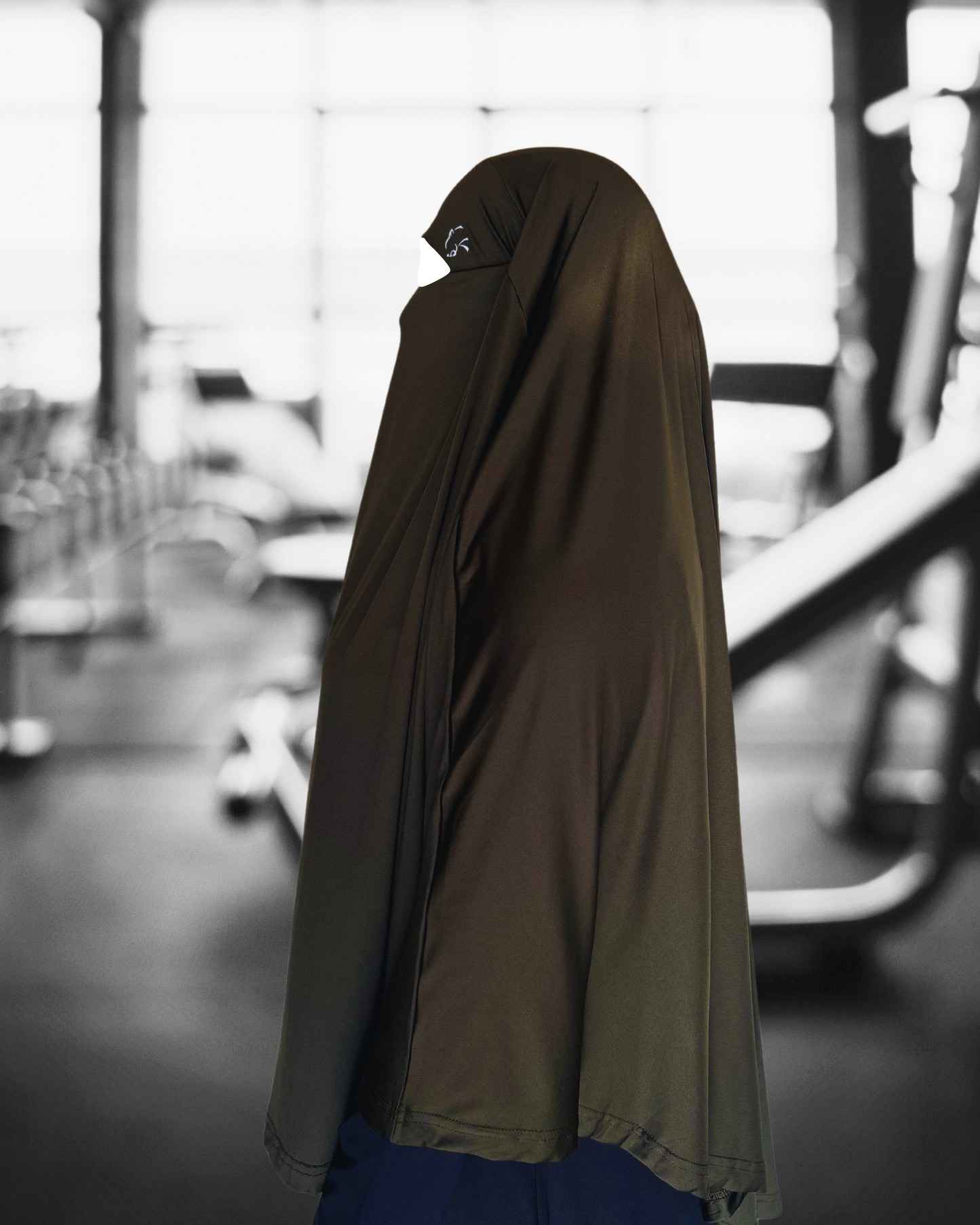 Huda Sports Khimar with Niqab Ties