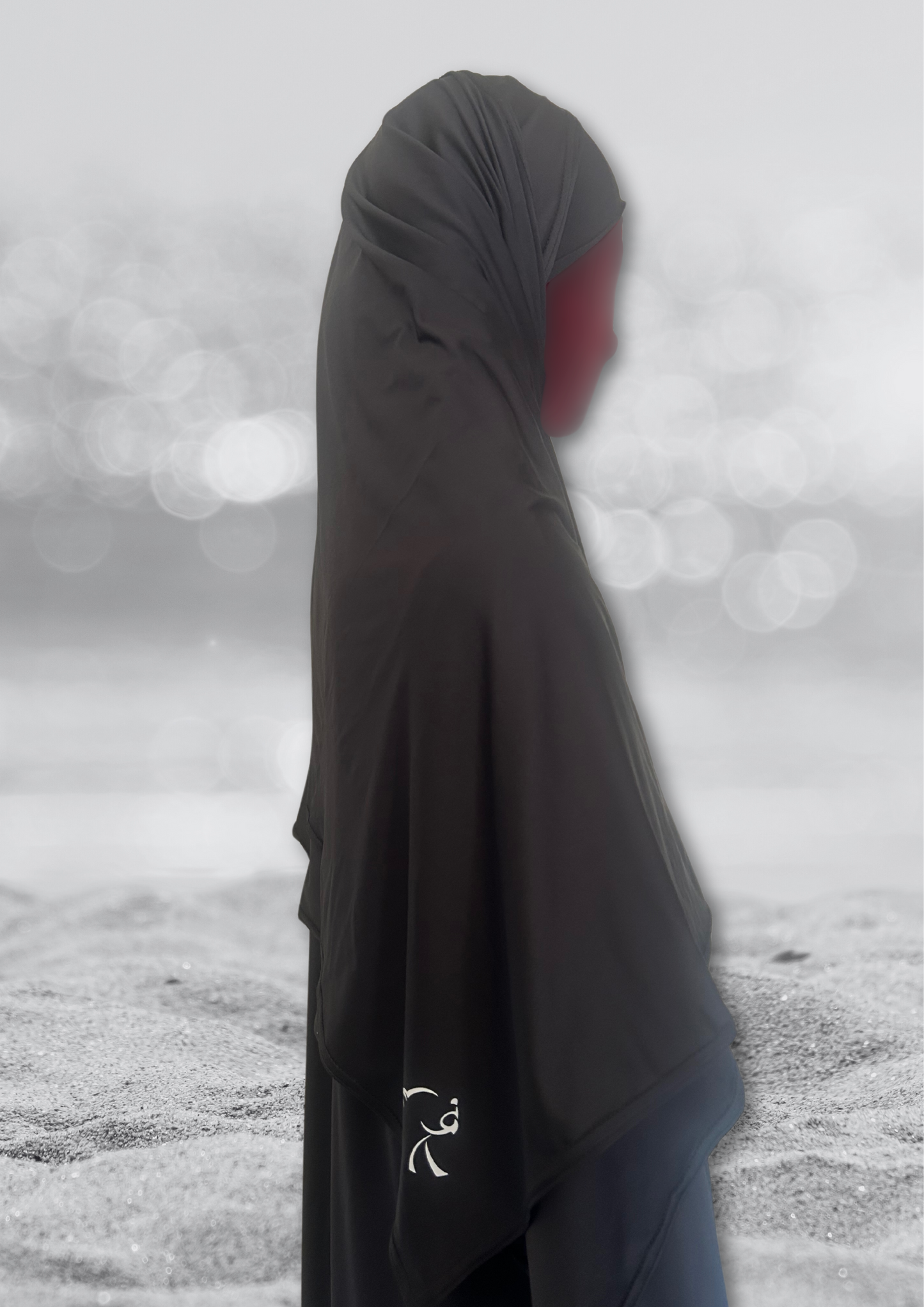 Classic Rectangular Sports Hijab & Cap Set