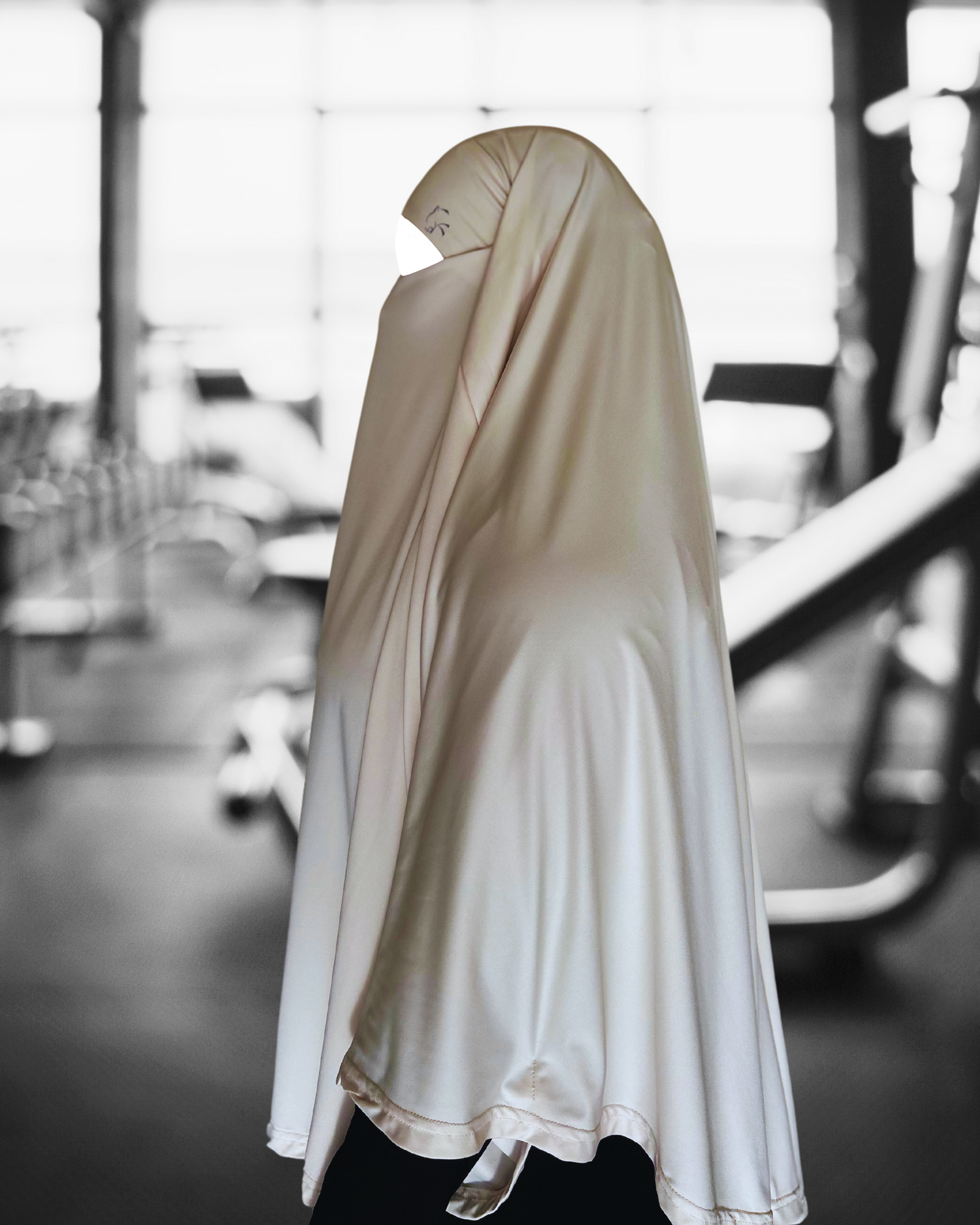 Huda Sports Khimar with Niqab Ties
