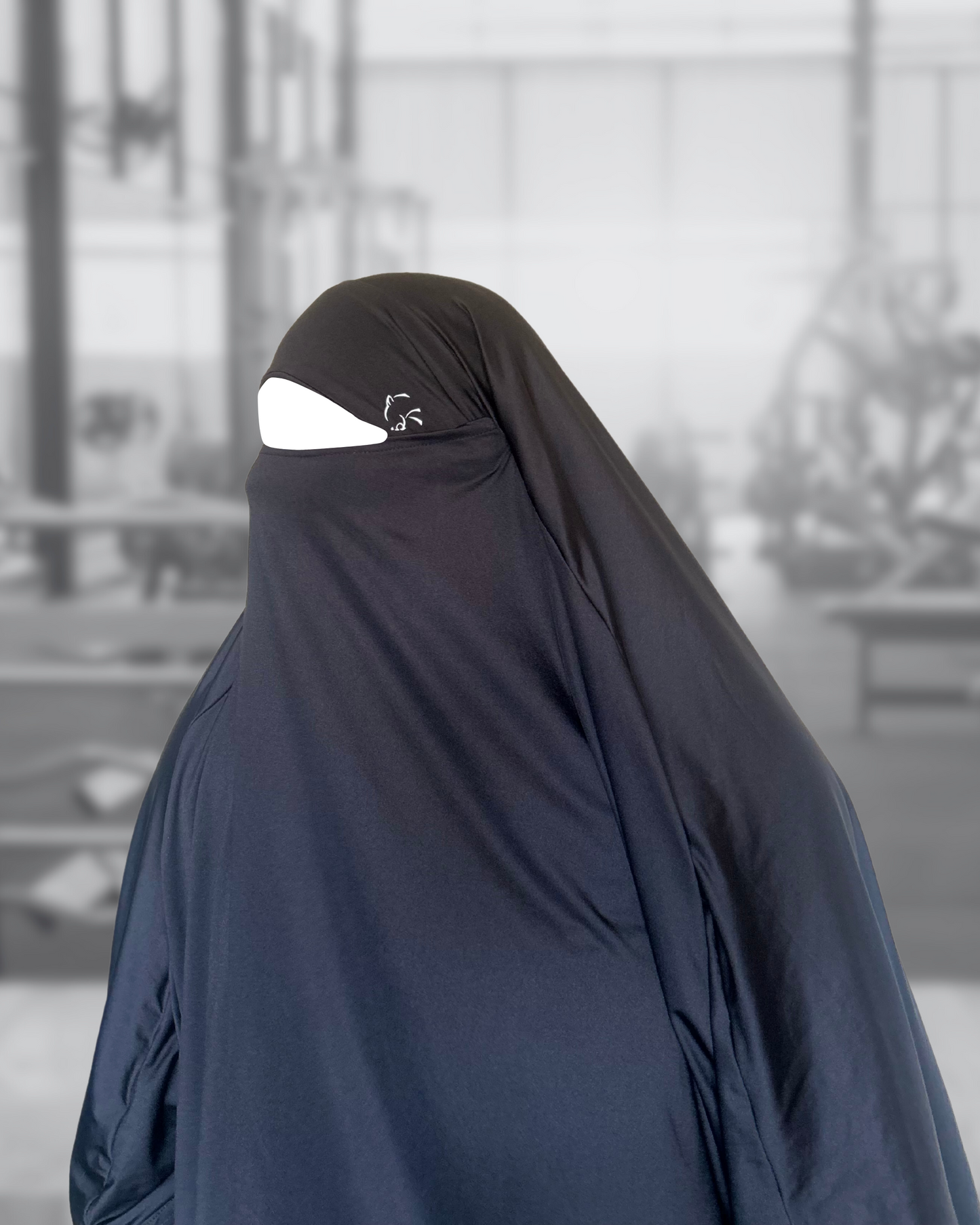 Huda Sports Khimar with Niqab Ties