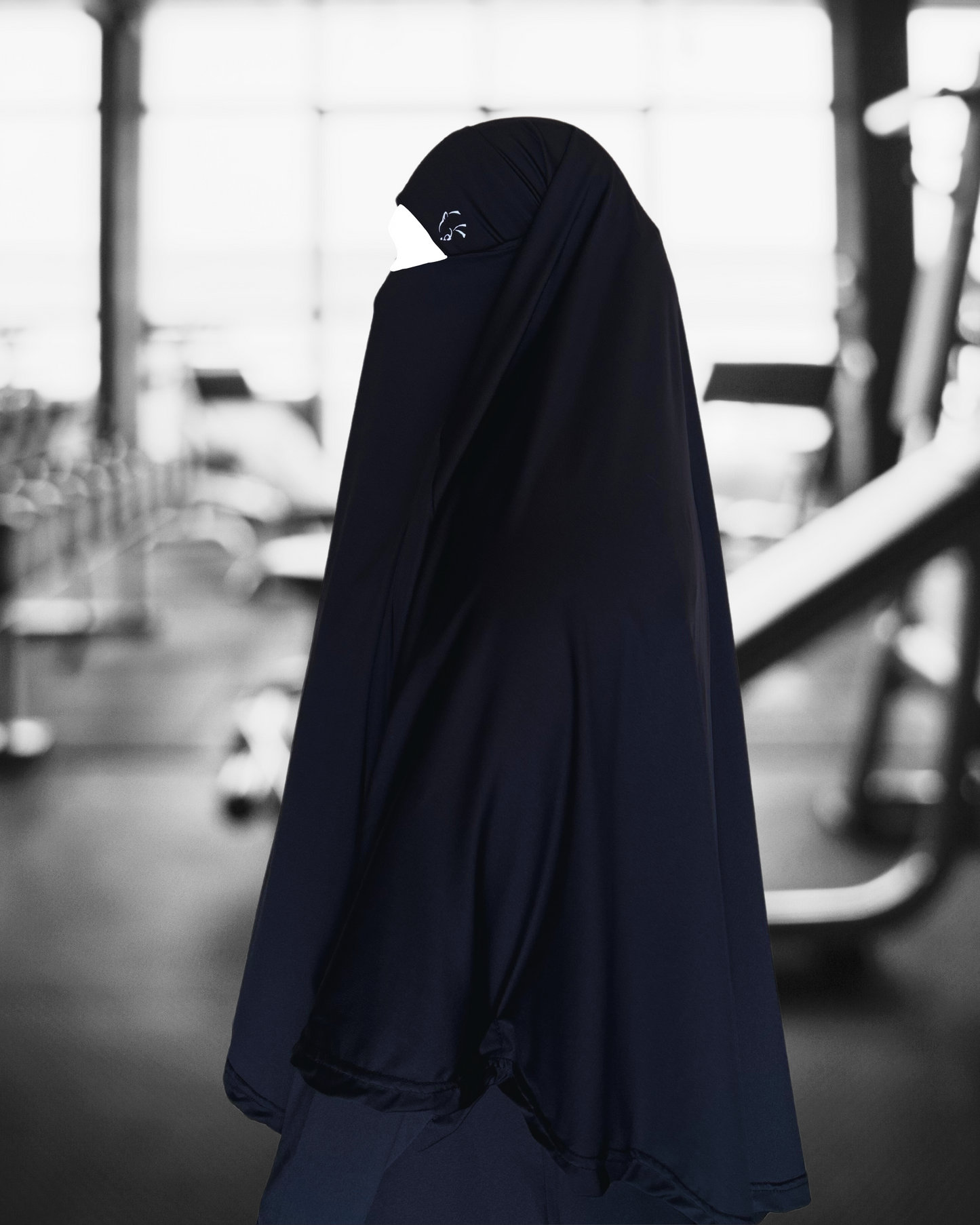 Huda Sports Khimar with Niqab Ties
